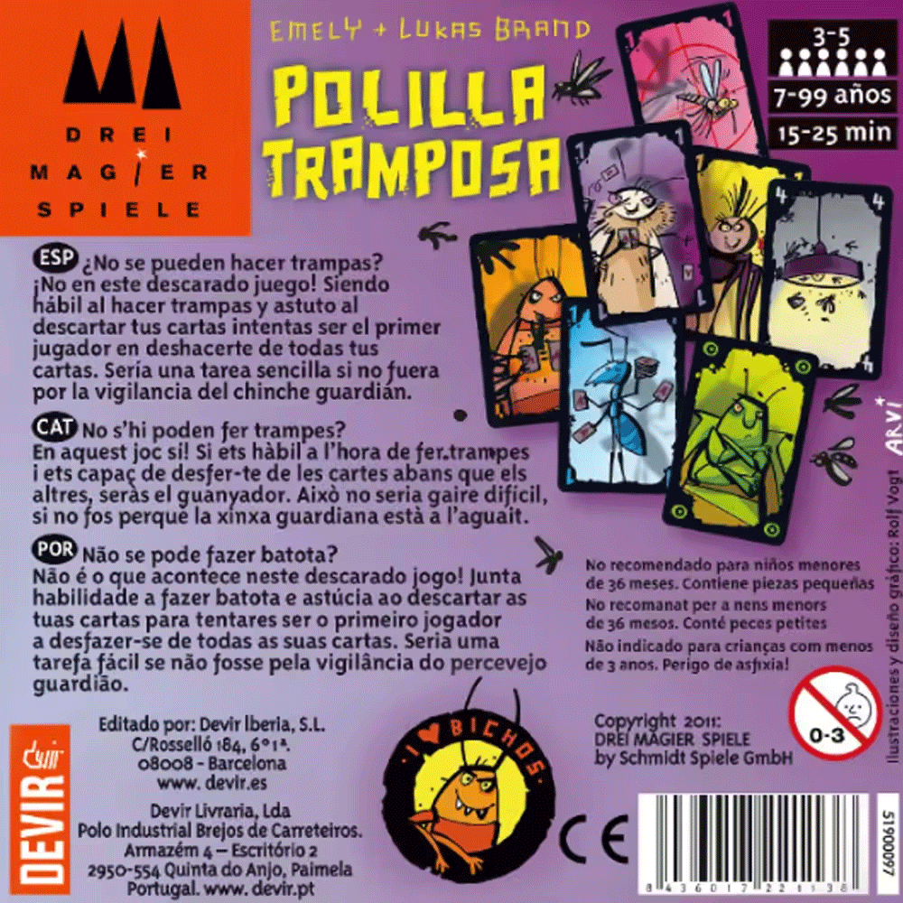 Карточная игра Cheating Moth,  – обзор и цена Party Games Juego